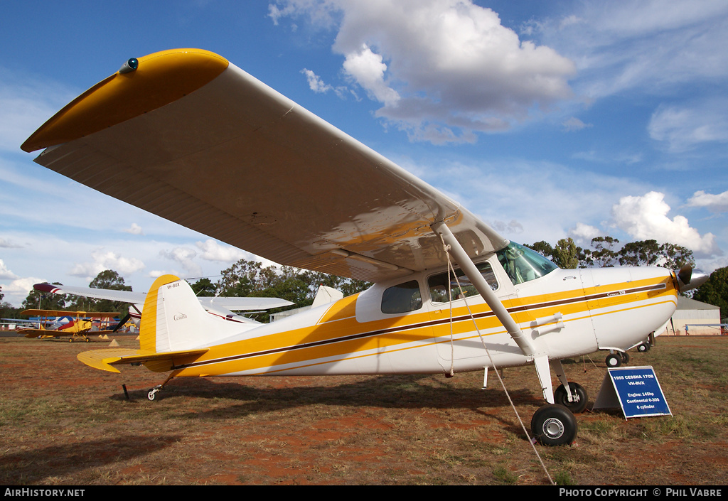 Aircraft Photo of VH-BUX | Cessna 170B | AirHistory.net #44526