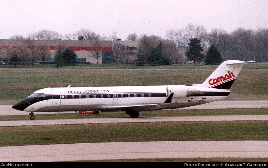 Aircraft Photo of N973CA | Canadair CRJ-100ER (CL-600-2B19) | Delta Connection | AirHistory.net #44548