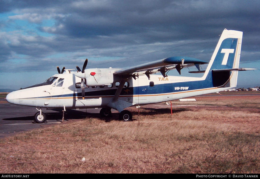Aircraft Photo of VH-TGW | De Havilland Canada DHC-6-200 Twin Otter | Trans-Australia Airlines - TAA | AirHistory.net #44558
