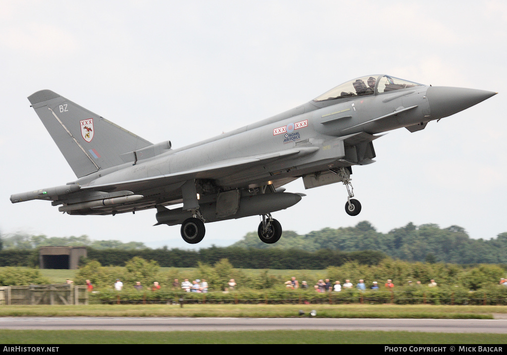 Aircraft Photo of ZJ911 | Eurofighter EF-2000 Typhoon F2 | UK - Air Force | AirHistory.net #44584