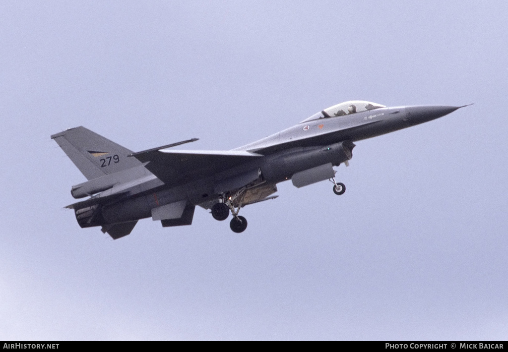 Aircraft Photo of 279 | General Dynamics F-16A Fighting Falcon | Norway - Air Force | AirHistory.net #44591