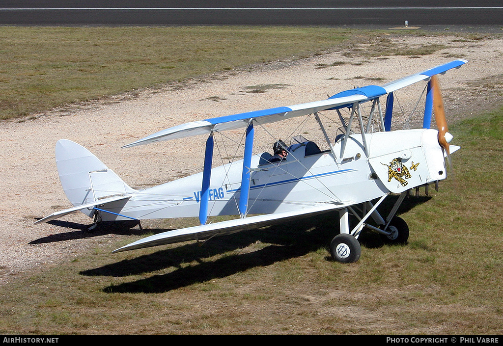 Aircraft Photo of VH-FAG | De Havilland D.H. 82A Tiger Moth | AirHistory.net #44598