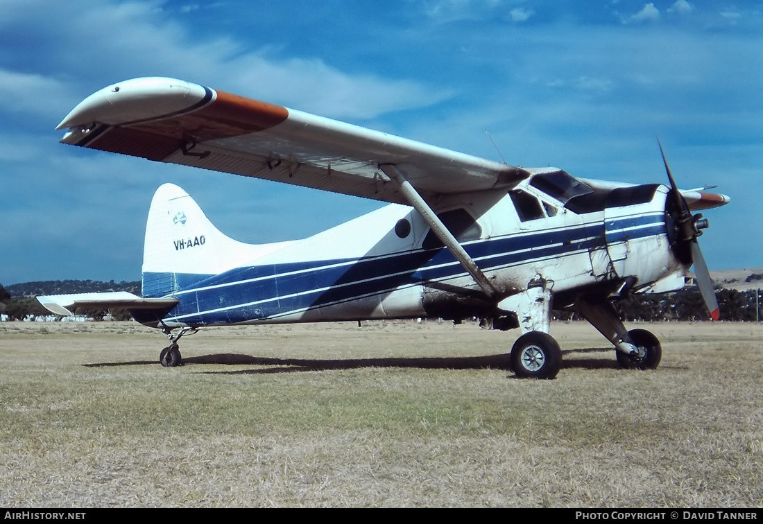 Aircraft Photo of VH-AAO | De Havilland Canada DHC-2 Beaver Mk1 | Aerial Agriculture | AirHistory.net #44636
