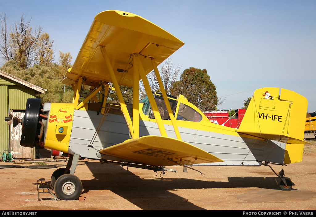 Aircraft Photo of VH-IFE | Schweizer G-164B Ag-Cat B | AirHistory.net #44653