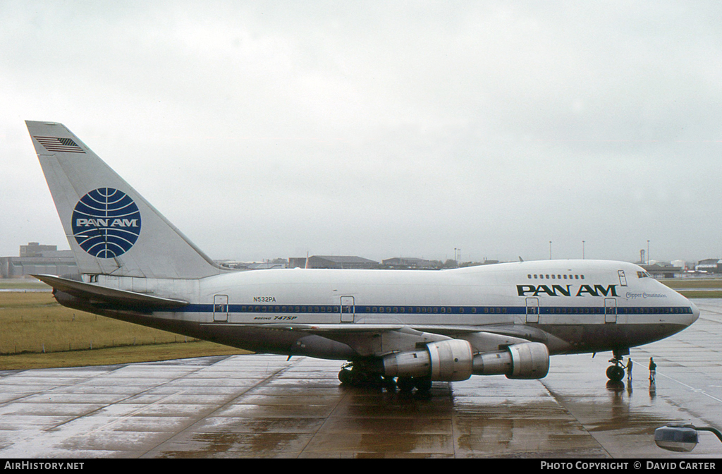 Aircraft Photo of N532PA | Boeing 747SP-21 | Pan American World Airways - Pan Am | AirHistory.net #44674