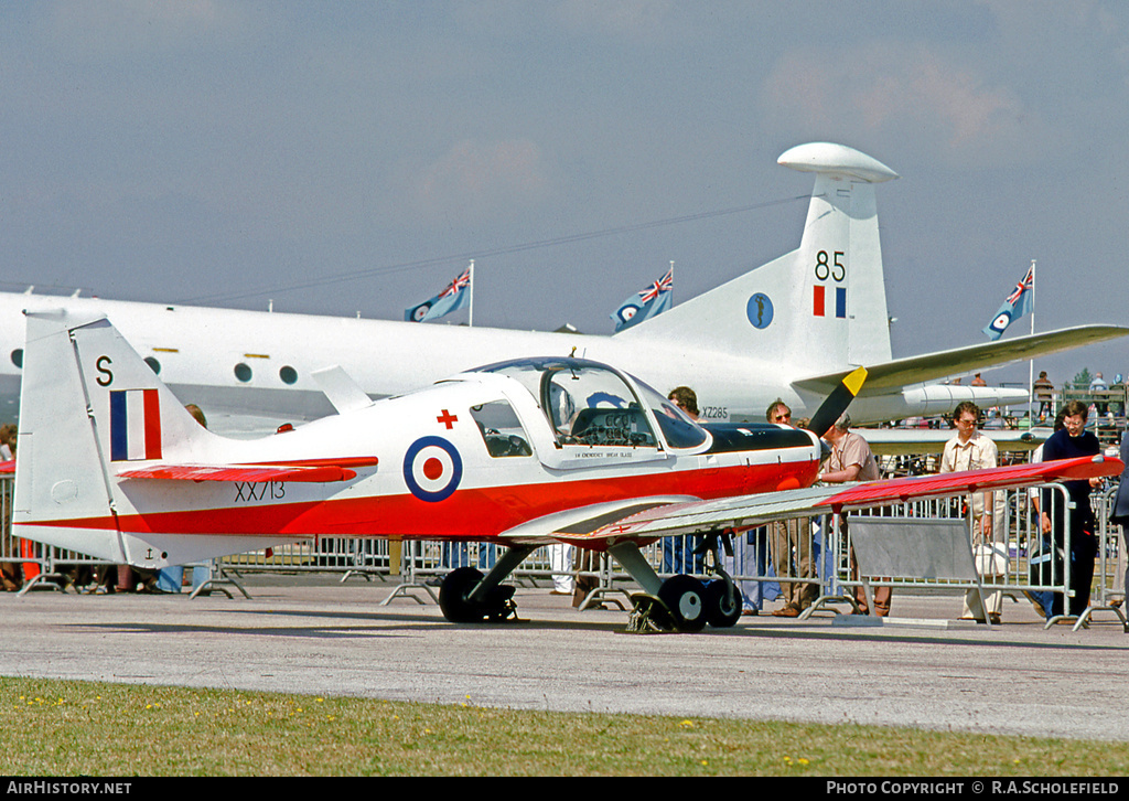 Aircraft Photo of XX713 | Scottish Aviation Bulldog T1 | UK - Air Force | AirHistory.net #44688