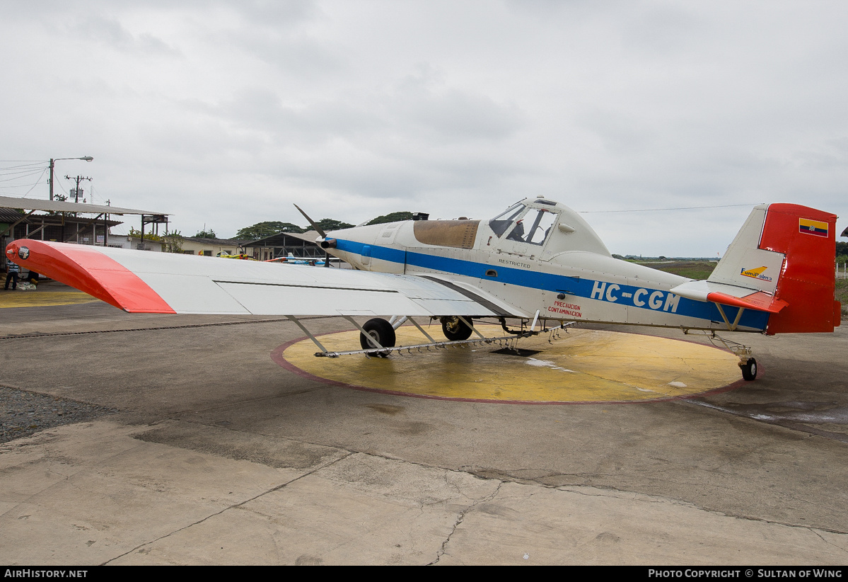 Aircraft Photo of HC-CGM | Thrush S2R-T34 Thrush 510P | Fumipalma | AirHistory.net #44694