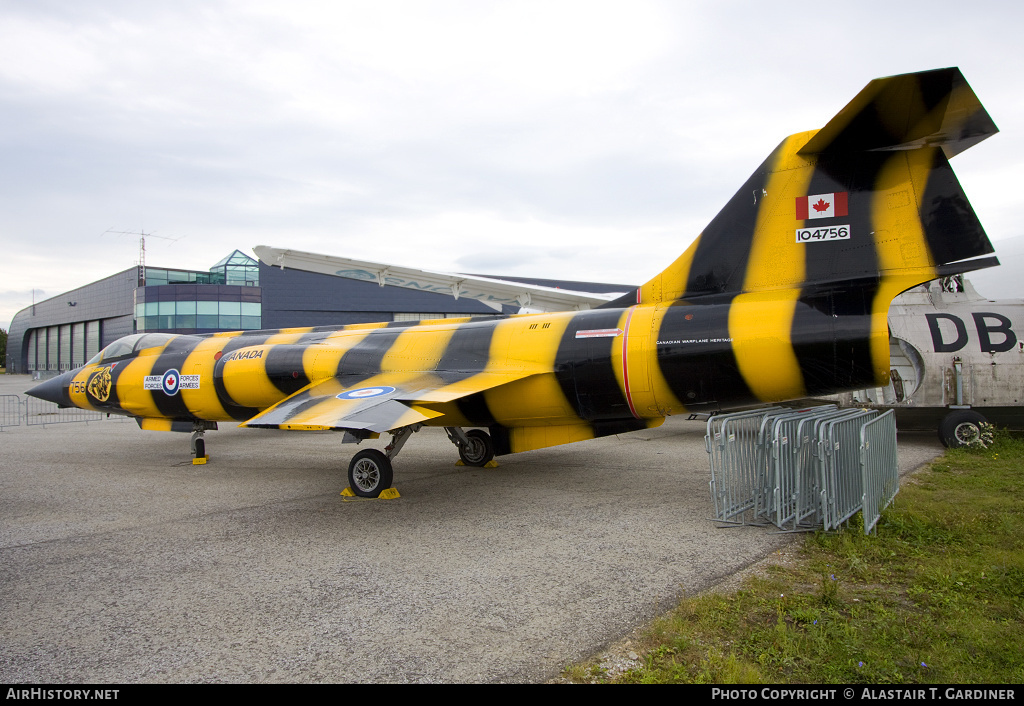 Aircraft Photo of 104756 | Canadair CF-104 Starfighter | Canada - Air Force | AirHistory.net #44706