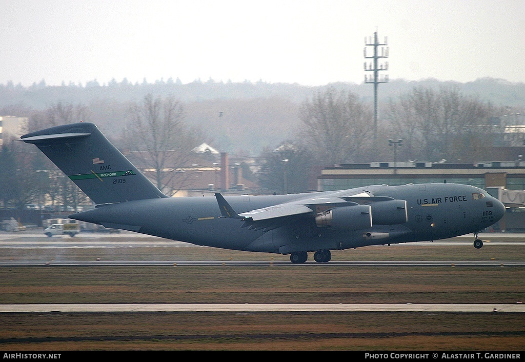 Aircraft Photo of 02-1109 / 21109 | Boeing C-17A Globemaster III | USA - Air Force | AirHistory.net #44725