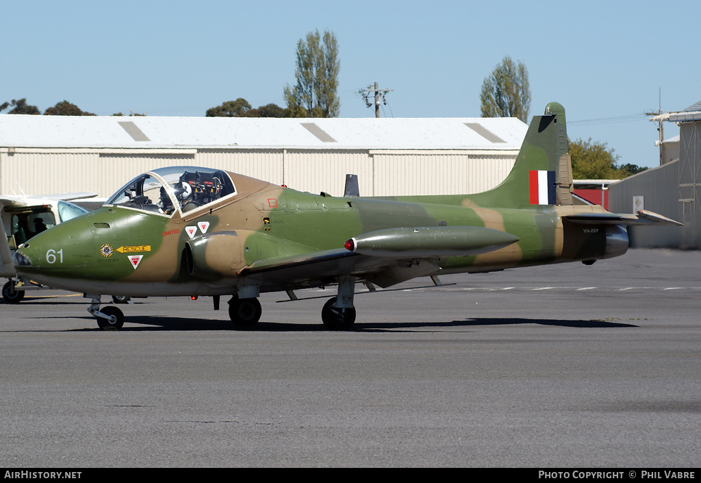 Aircraft Photo of VH-ZEP / NZ6361 | BAC 167 Strikemaster Mk88 | New Zealand - Air Force | AirHistory.net #44742