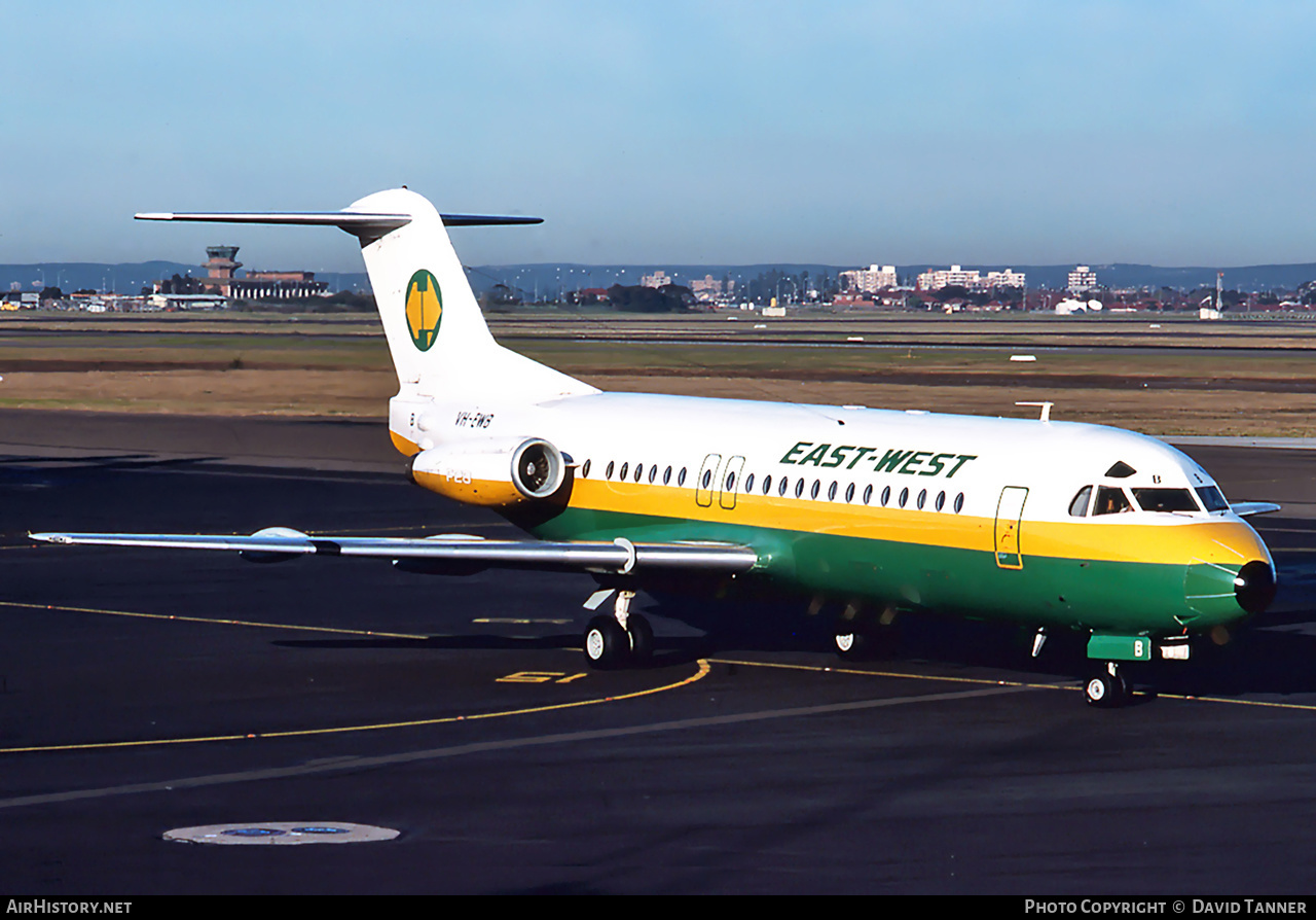 Aircraft Photo of VH-EWB | Fokker F28-4000 Fellowship | East-West Airlines | AirHistory.net #44747