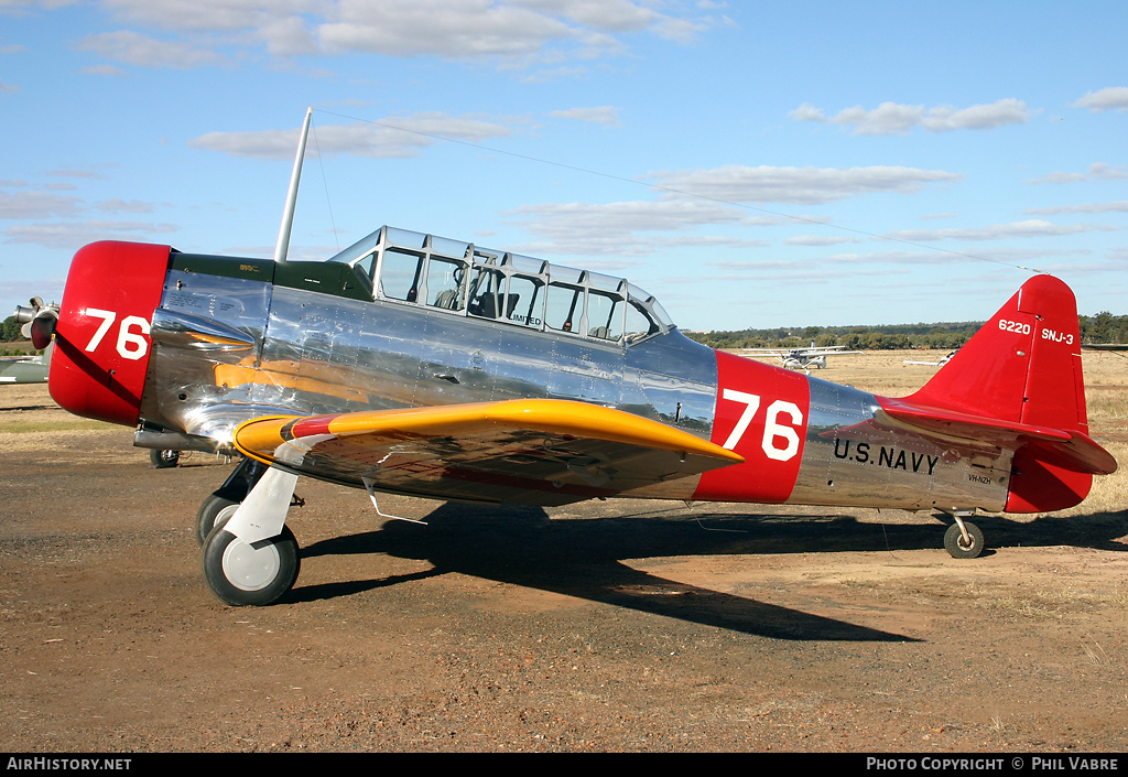 Aircraft Photo of VH-NZH / 6220 | North American AT-6C Texan | USA - Navy | AirHistory.net #44763