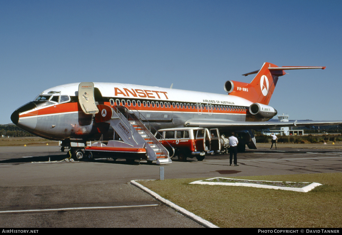 Aircraft Photo of VH-RMS | Boeing 727-77C | Ansett Airlines of Australia | AirHistory.net #44774