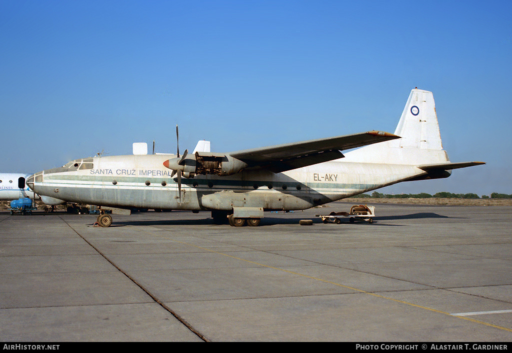 Aircraft Photo of EL-AKY | Antonov An-8 | Santa Cruz Imperial - SCI | AirHistory.net #44809