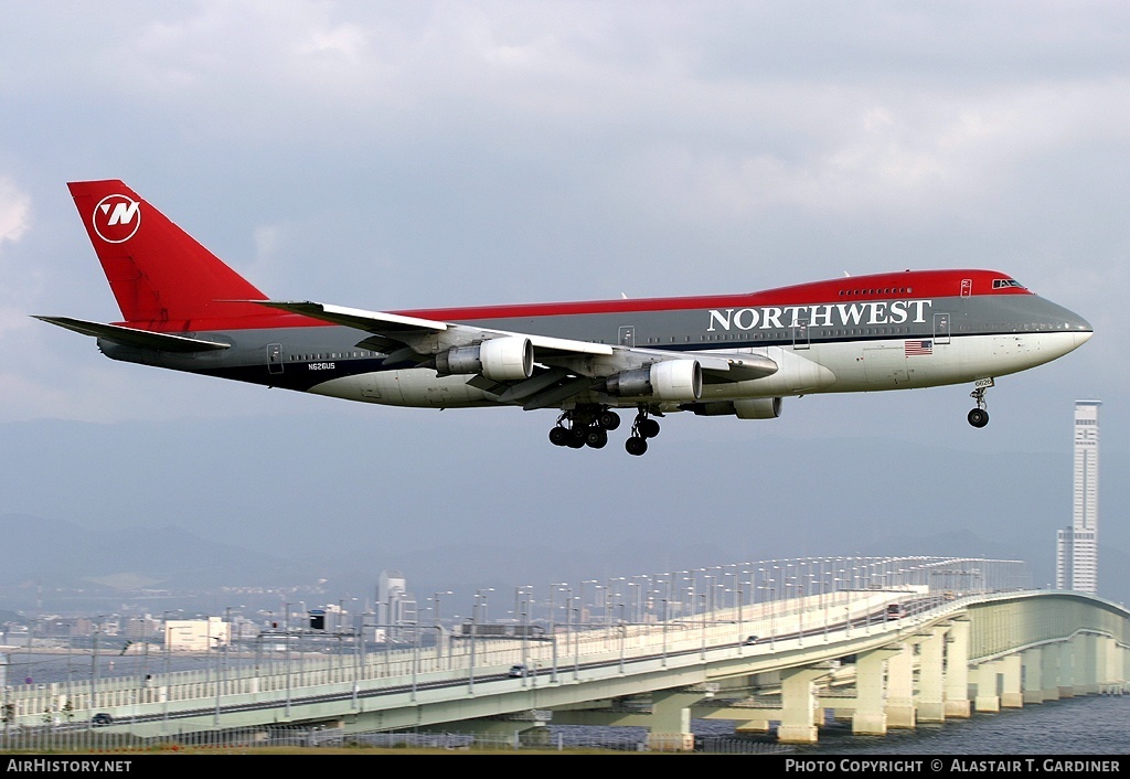 Aircraft Photo of N626US | Boeing 747-251B | Northwest Airlines | AirHistory.net #44821
