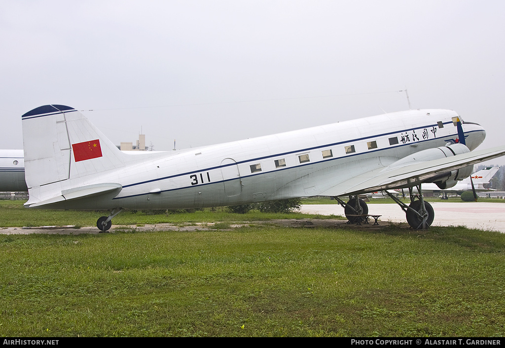 Aircraft Photo of 311 | Lisunov Li-2 | CAAC - Civil Aviation Administration of China | AirHistory.net #44824