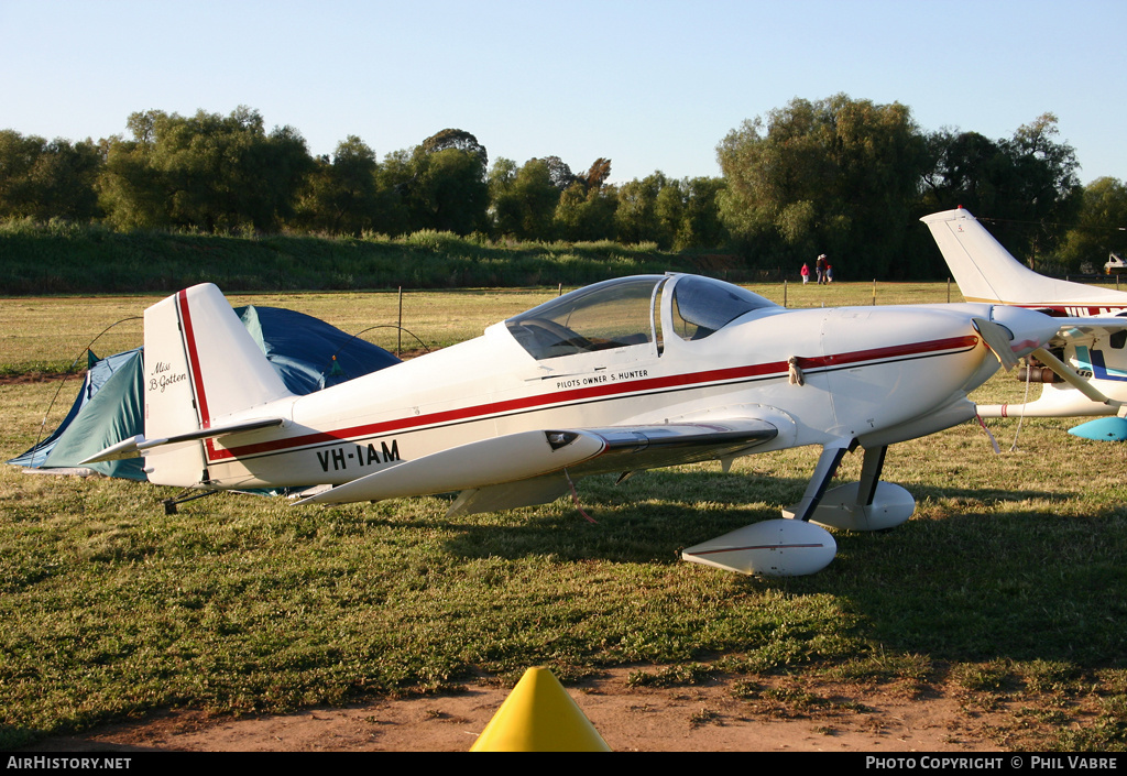 Aircraft Photo of VH-IAM | Van's RV-6 | AirHistory.net #44873