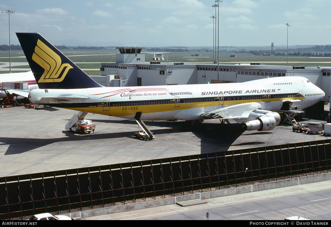 Aircraft Photo of 9V-SQG | Boeing 747-212B | Singapore Airlines | AirHistory.net #44877