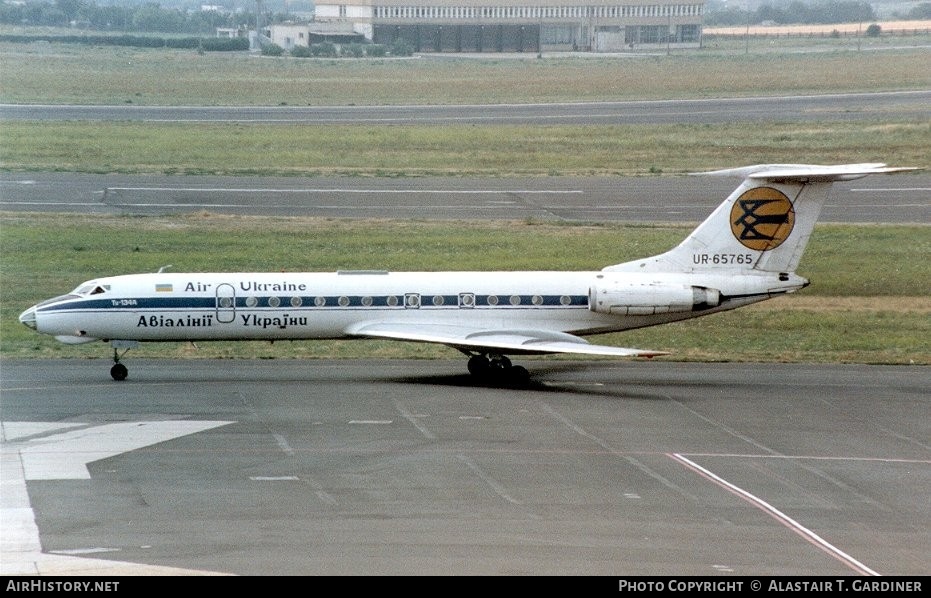 Aircraft Photo of UR-65765 | Tupolev Tu-134A | Air Ukraine | AirHistory.net #44883