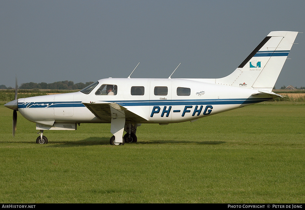Aircraft Photo of PH-FHG | Piper PA-46-350P Malibu Mirage | Mulder Design | AirHistory.net #44904