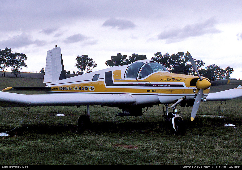 Aircraft Photo of VH-EMD | Fletcher FU-24-954 | Fred Fahey Aerial Services | AirHistory.net #44918