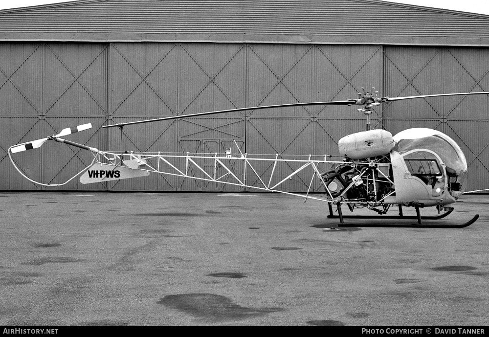 Aircraft Photo of VH-PWS | Bell 47G-3B-2 | Suttons Helicopter Services Pty. | AirHistory.net #44943