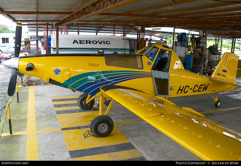 Aircraft Photo of HC-CEW | Ayres S2R-T15 Turbo Thrush | Aerovic | AirHistory.net #44961