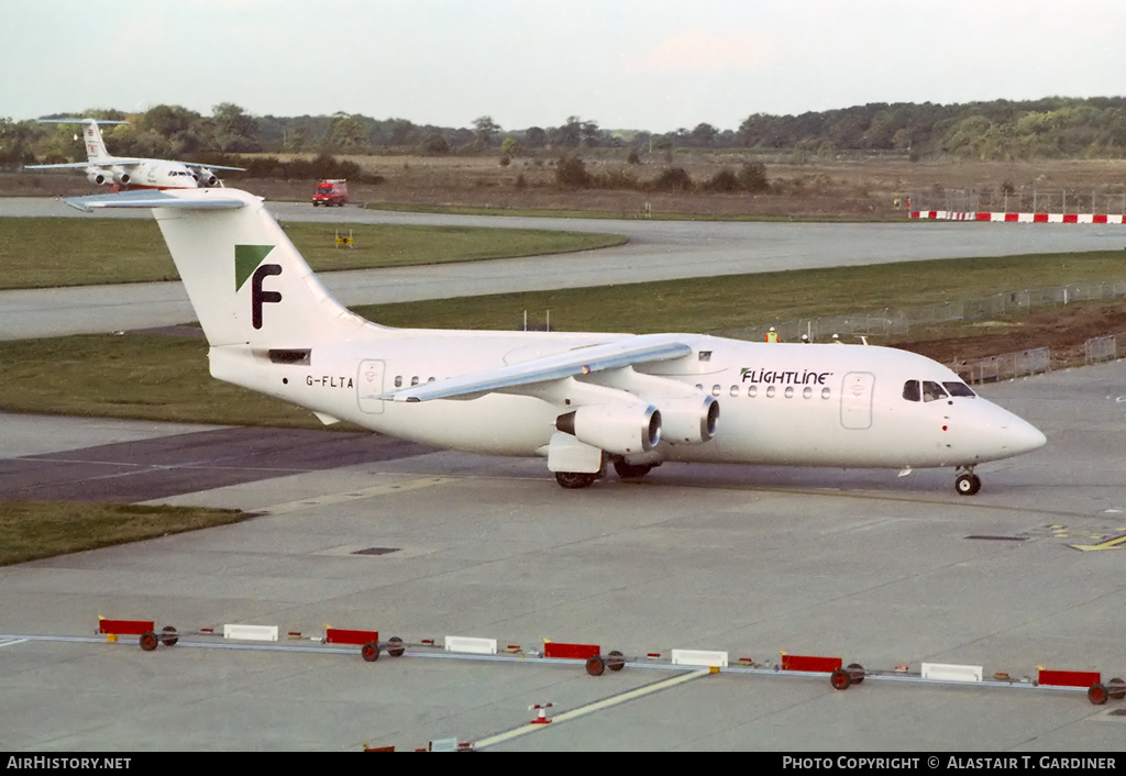 Aircraft Photo of G-FLTA | British Aerospace BAe-146-200 | Flightline | AirHistory.net #45025