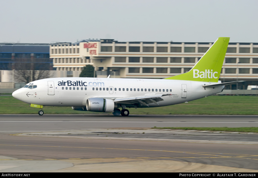 Aircraft Photo of YL-BBF | Boeing 737-548 | AirBaltic | AirHistory.net #45035