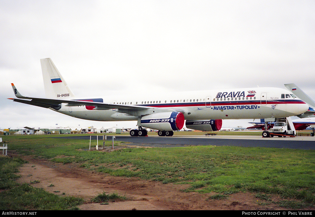 Aircraft Photo of RA-64006 | Tupolev Tu-204-120 | Bravia - Bryansk Air Enterprise | AirHistory.net #45050
