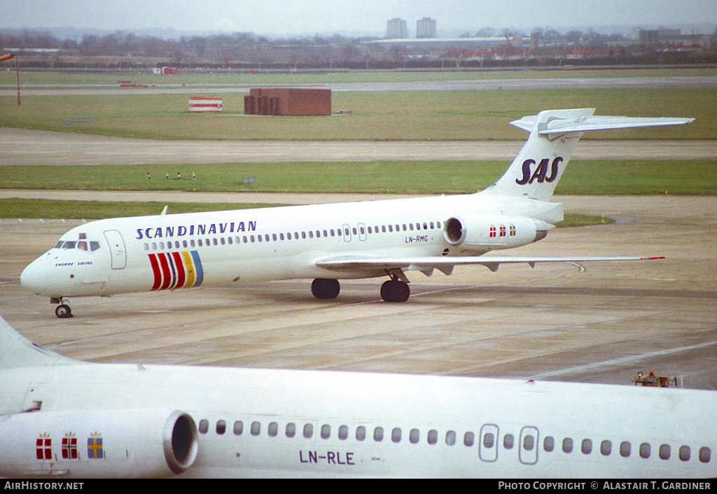 Aircraft Photo of LN-RMG | McDonnell Douglas MD-87 (DC-9-87) | Scandinavian Airlines - SAS | AirHistory.net #45069