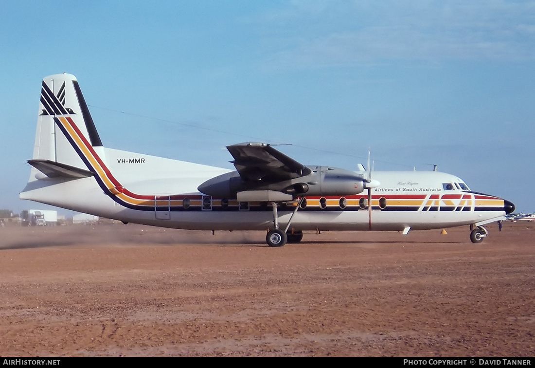 Aircraft Photo of VH-MMR | Fokker F27-200 Friendship | Airlines of South Australia - ASA | AirHistory.net #45083
