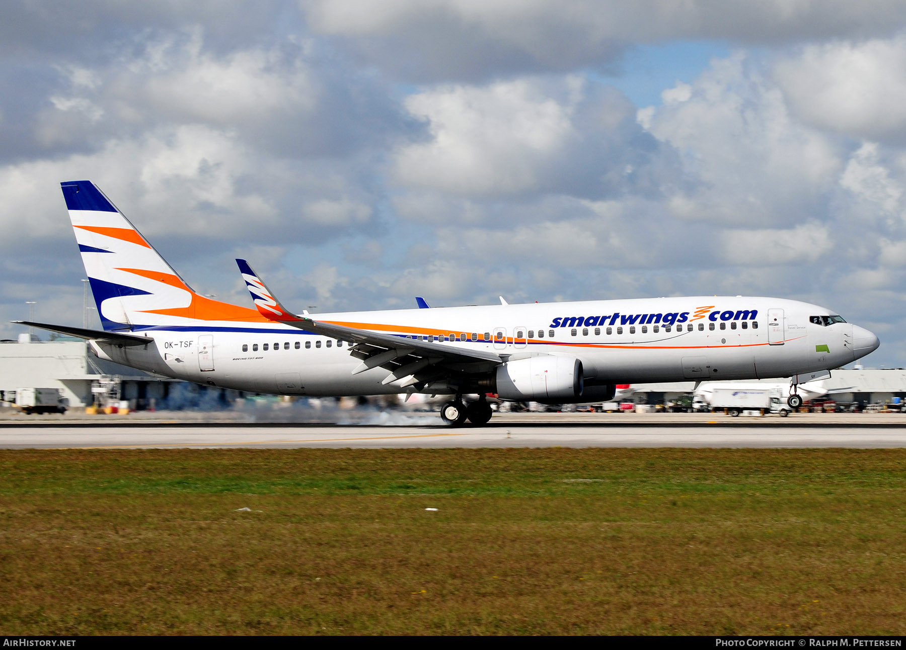 Aircraft Photo of OK-TSF | Boeing 737-8GJ | Smartwings | AirHistory.net #45105