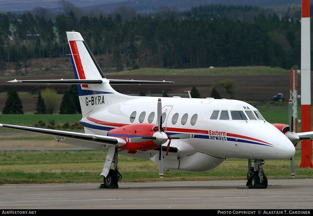 Aircraft Photo of G-BYRA | British Aerospace BAe-3212 Jetstream Super 31 | Eastern Airways | AirHistory.net #45110