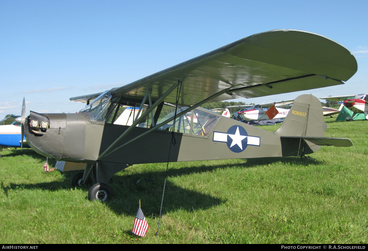 Aircraft Photo of N36857 | Aeronca 65TAC | USA - Air Force | AirHistory.net #45138