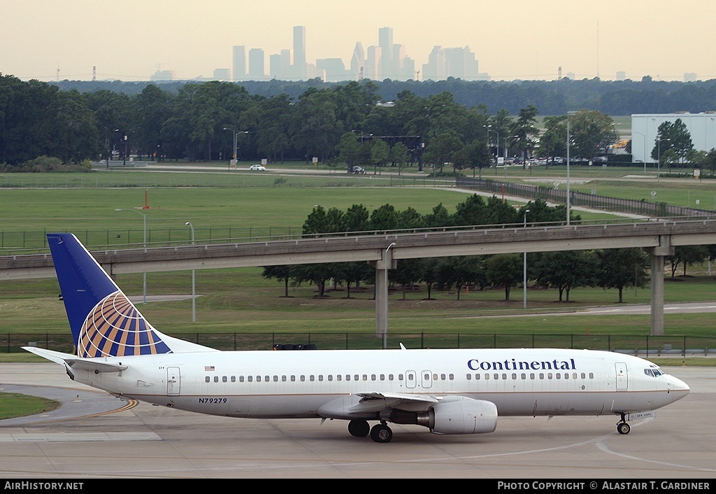 Aircraft Photo of N79279 | Boeing 737-824 | Continental Airlines | AirHistory.net #45149