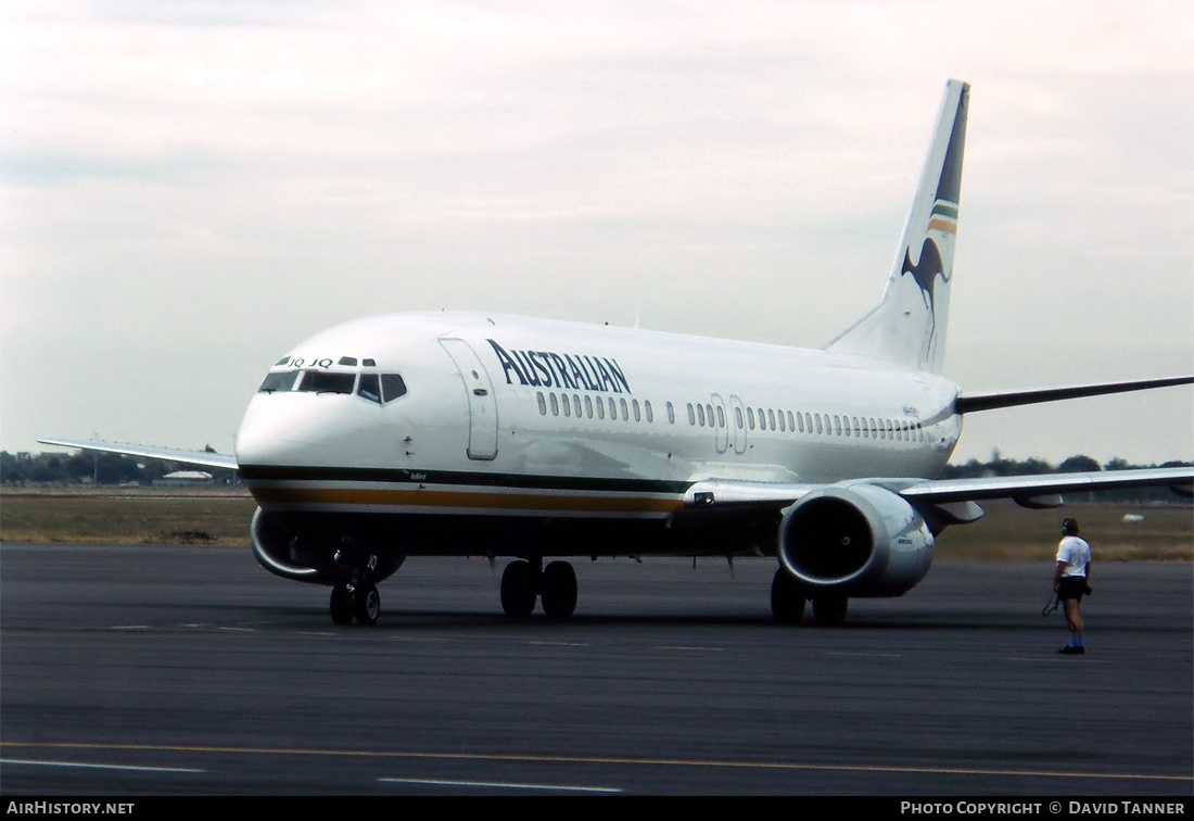 Aircraft Photo of VH-TJQ | Boeing 737-476 | Australian Airlines | AirHistory.net #45165