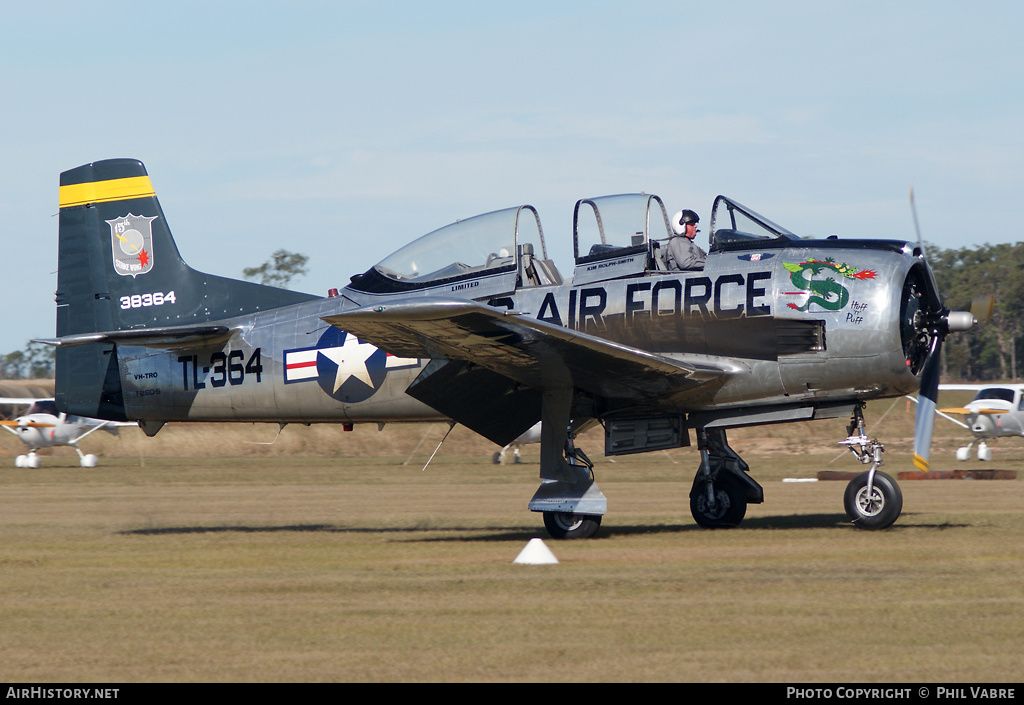 Aircraft Photo of VH-TRO / 38364 | North American T-28D Trojan | USA - Air Force | AirHistory.net #45172