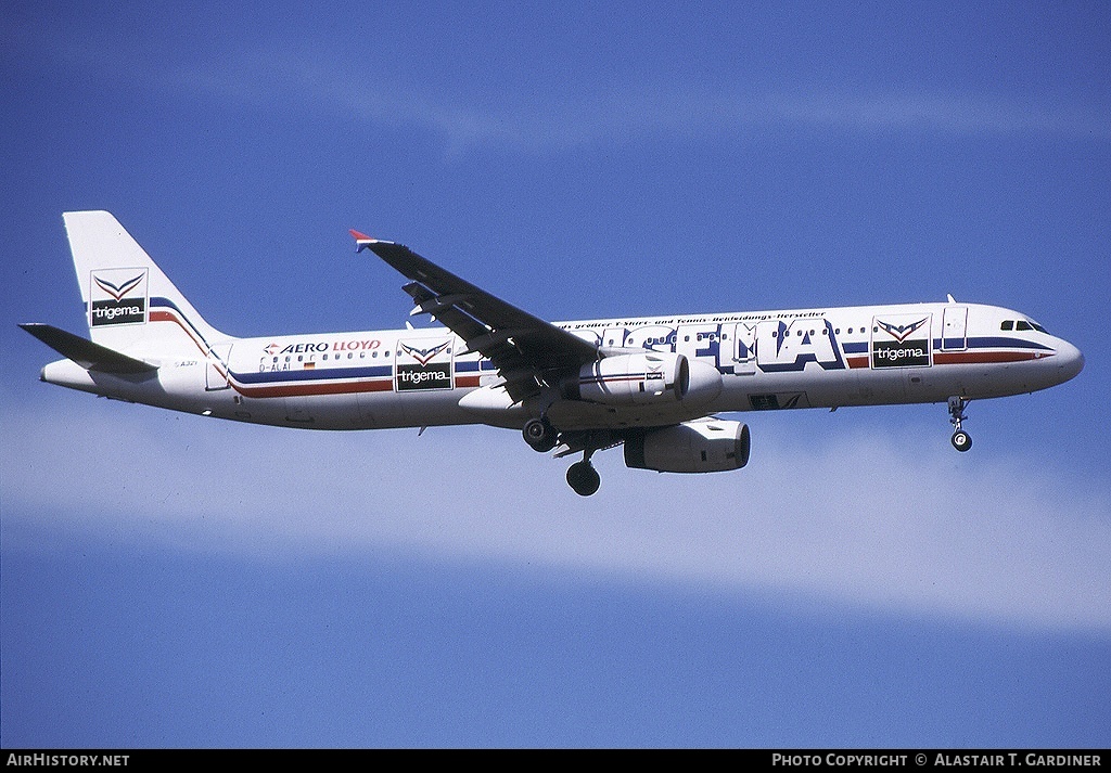 Aircraft Photo of D-ALAI | Airbus A321-231 | Aero Lloyd | AirHistory.net #45197