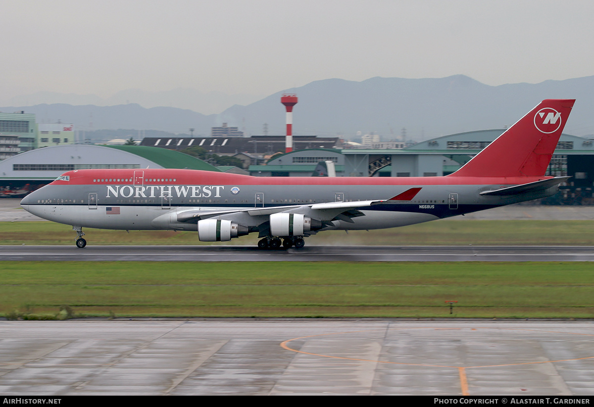 Aircraft Photo of N668US | Boeing 747-451 | Northwest Airlines | AirHistory.net #45207
