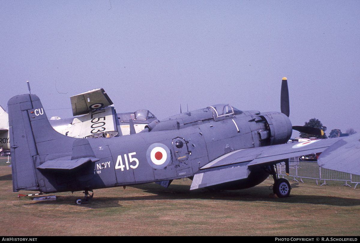 Aircraft Photo of WT121 | Douglas AD-4W Skyraider AEW1 | UK - Navy | AirHistory.net #45216