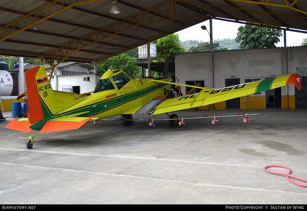 Aircraft Photo of HC-BSD | Cessna T188C Ag Husky | AIFA | AirHistory.net #45244