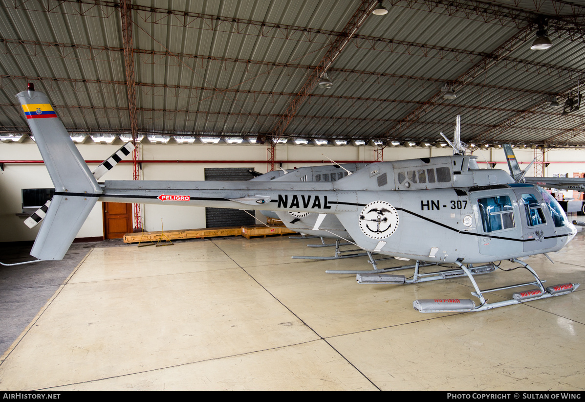Aircraft Photo of HN-307 | Bell 206B-3 JetRanger III | Ecuador - Navy | AirHistory.net #45249