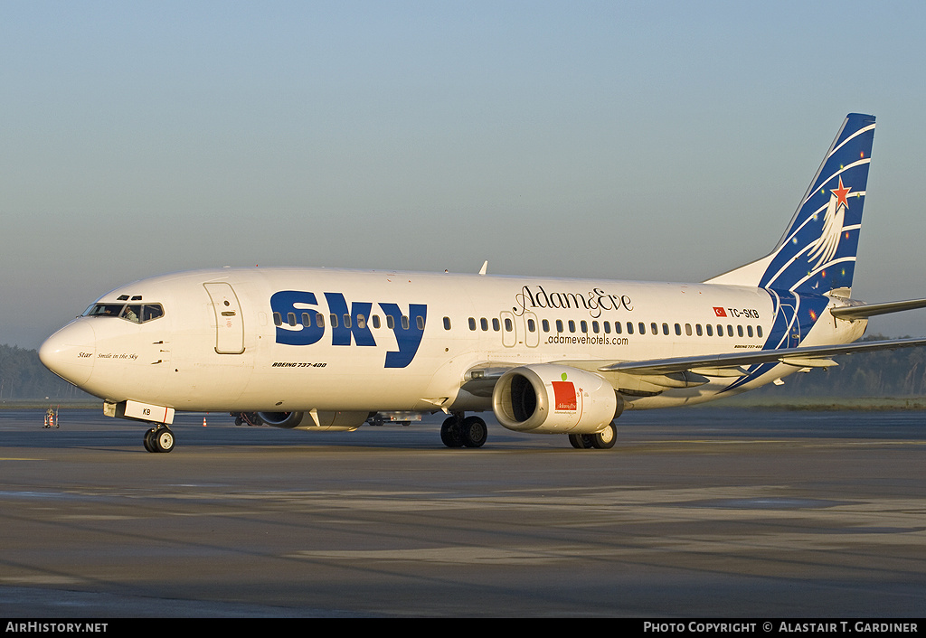 Aircraft Photo of TC-SKB | Boeing 737-430 | Sky Airlines | AirHistory.net #45278