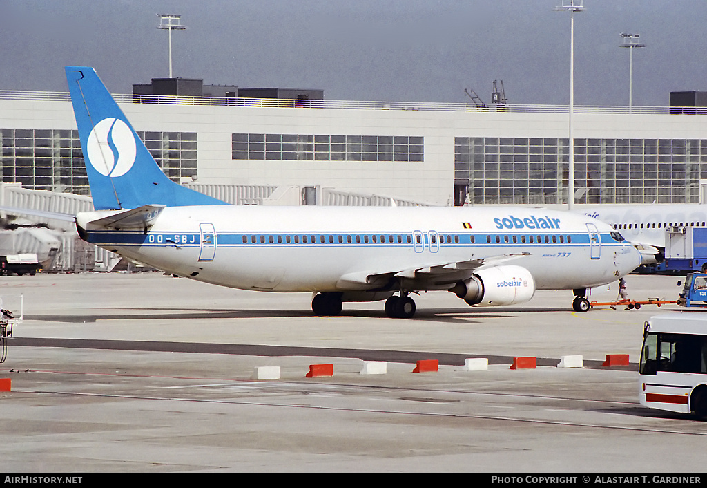 Aircraft Photo of OO-SBJ | Boeing 737-46B | Sobelair | AirHistory.net #45292