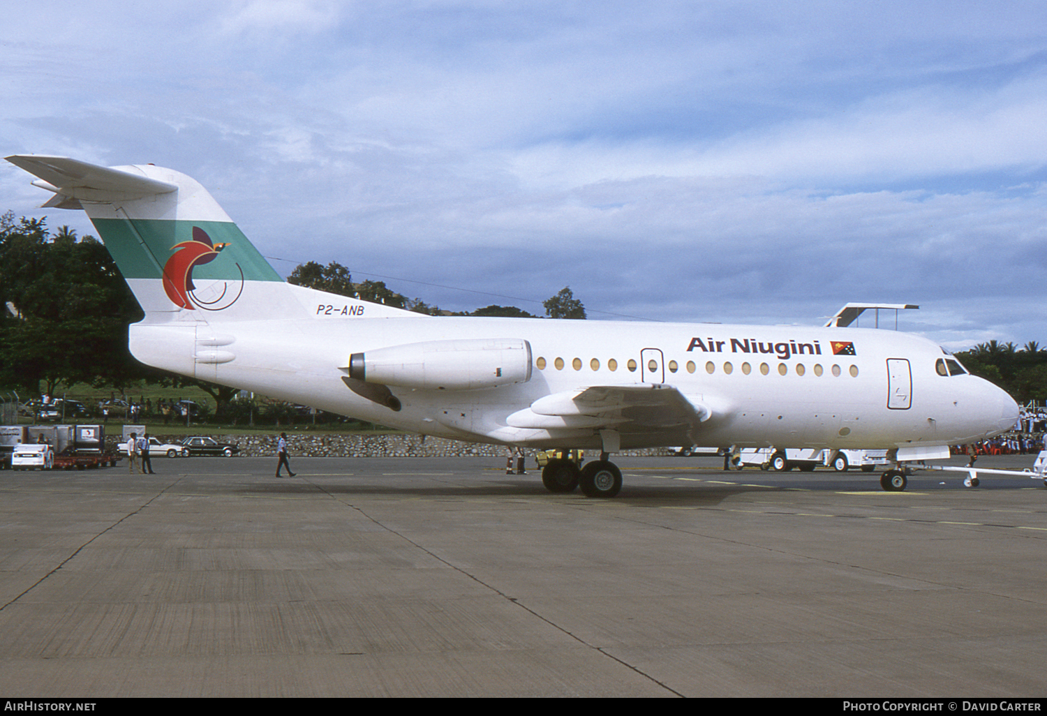 Aircraft Photo of P2-ANB | Fokker F28-1000 Fellowship | Air Niugini | AirHistory.net #45296