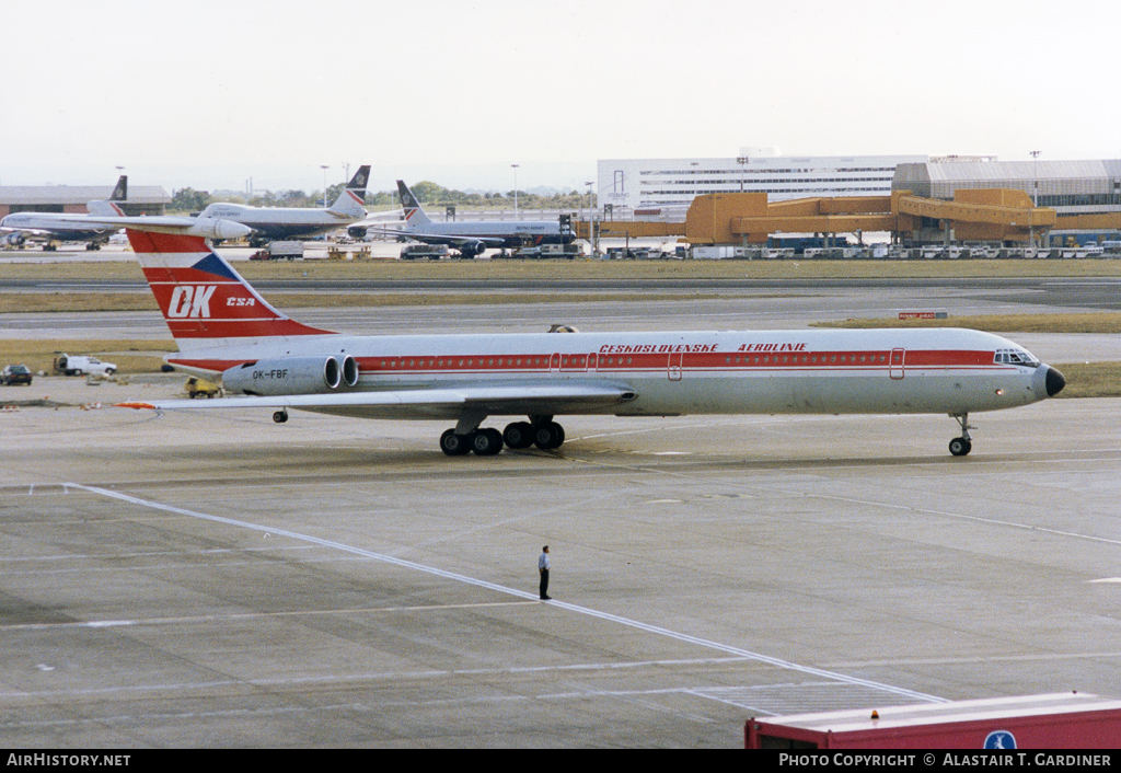 Aircraft Photo of OK-FBF | Ilyushin Il-62 | ČSA - Československé Aerolinie - Czechoslovak Airlines | AirHistory.net #45310