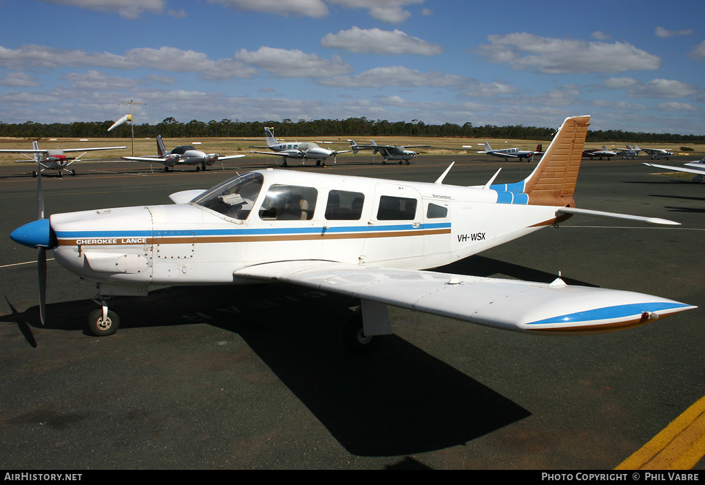 Aircraft Photo of VH-WSX | Piper PA-32R-300 Cherokee Lance | AirHistory.net #45335