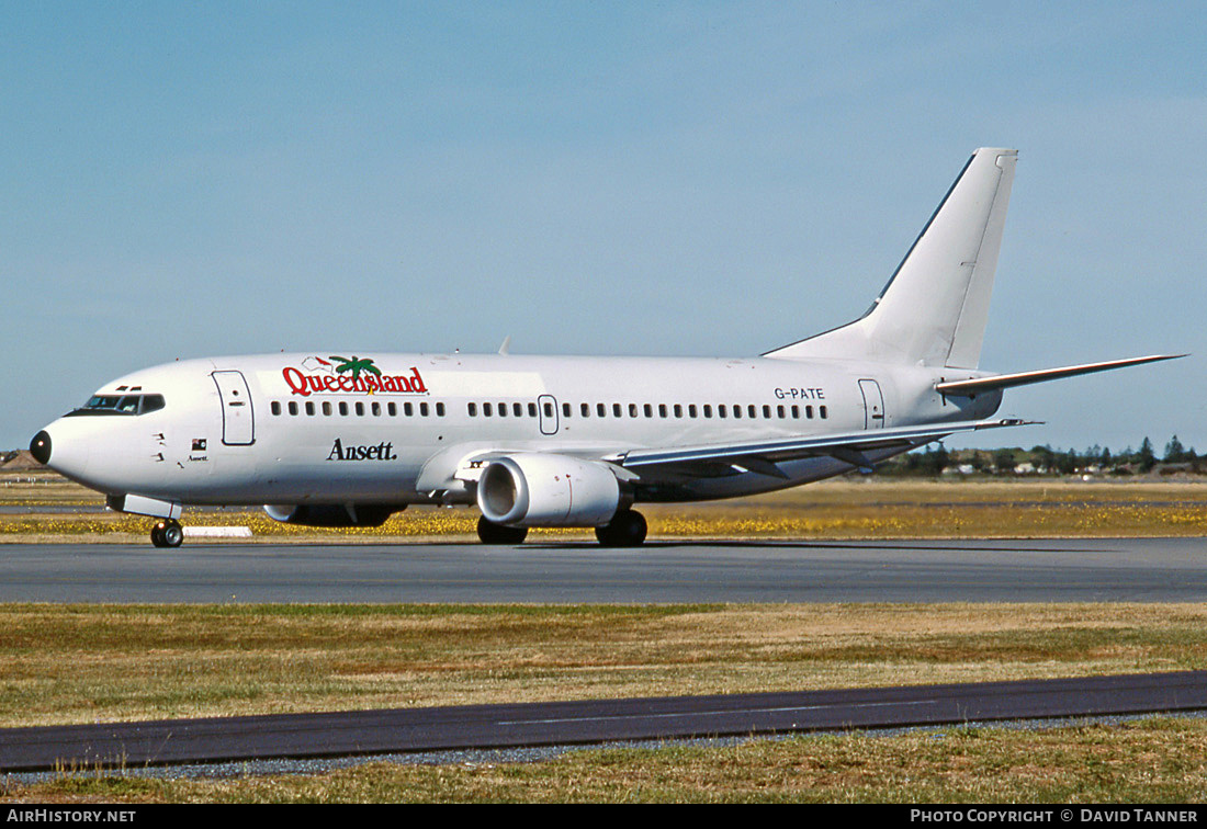 Aircraft Photo of G-PATE | Boeing 737-33A | Ansett | AirHistory.net #45339