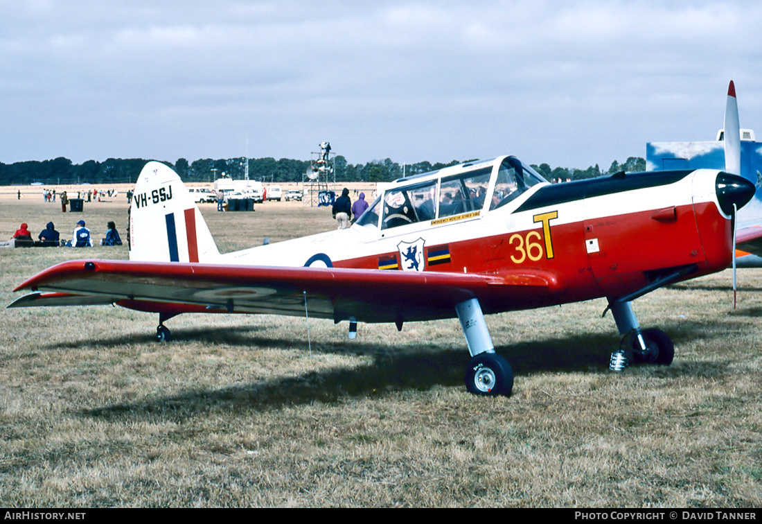 Aircraft Photo of VH-SSJ / WK507 | De Havilland DHC-1 Chipmunk Mk22 | UK - Air Force | AirHistory.net #45342